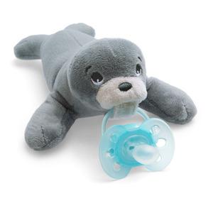 Snuggle tøjdyr med sut fra Philips AVENT 0-6 mdr - Sæl