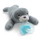 Snuggle tøjdyr med sut fra Philips AVENT 0-6 mdr - Sæl
