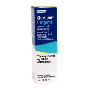 10: Klarigen næsespray 1 mg/ml  - 10 ml