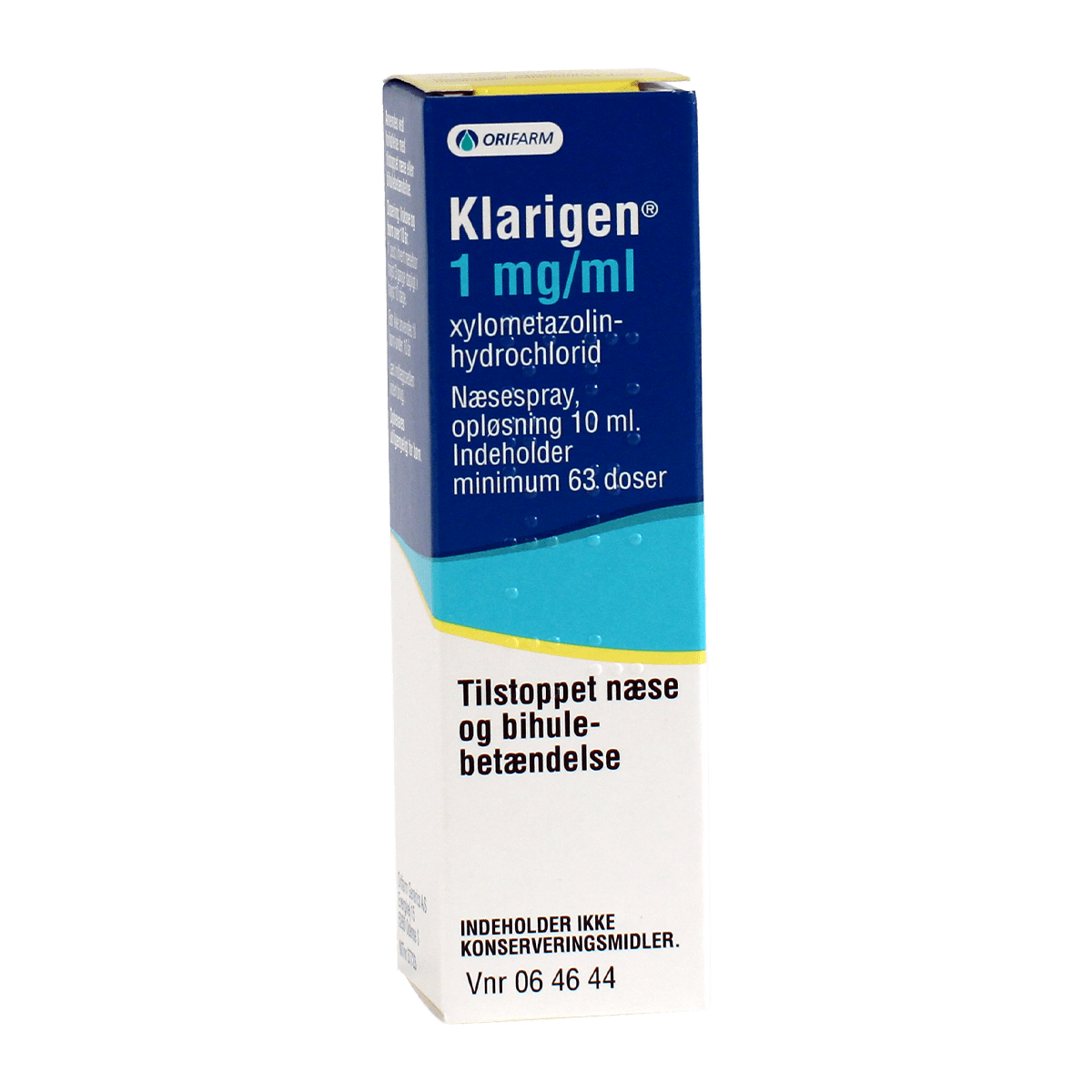 kassette Eksisterer ægtemand Klarigen næsespray 1 mg/ml - 10 ml - Med24.dk
