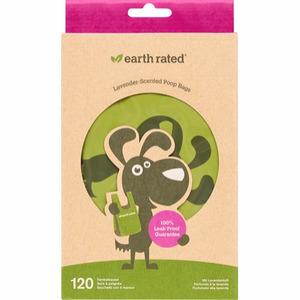 Earth Rated hundeposer m. håndtag og duft - 120 stk.