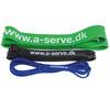 Aserve Fitness Power elastik - hard grøn - 1 stk