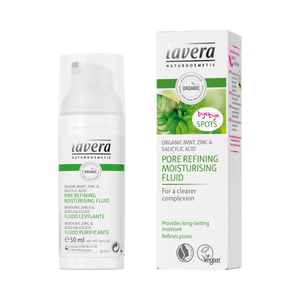 Lavera Pore Refining Moisturising Fluid Mint - 50 ml