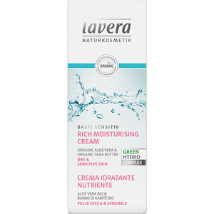 Lavera Basis Sensitiv Rich Moisturising Cream - 50 ml