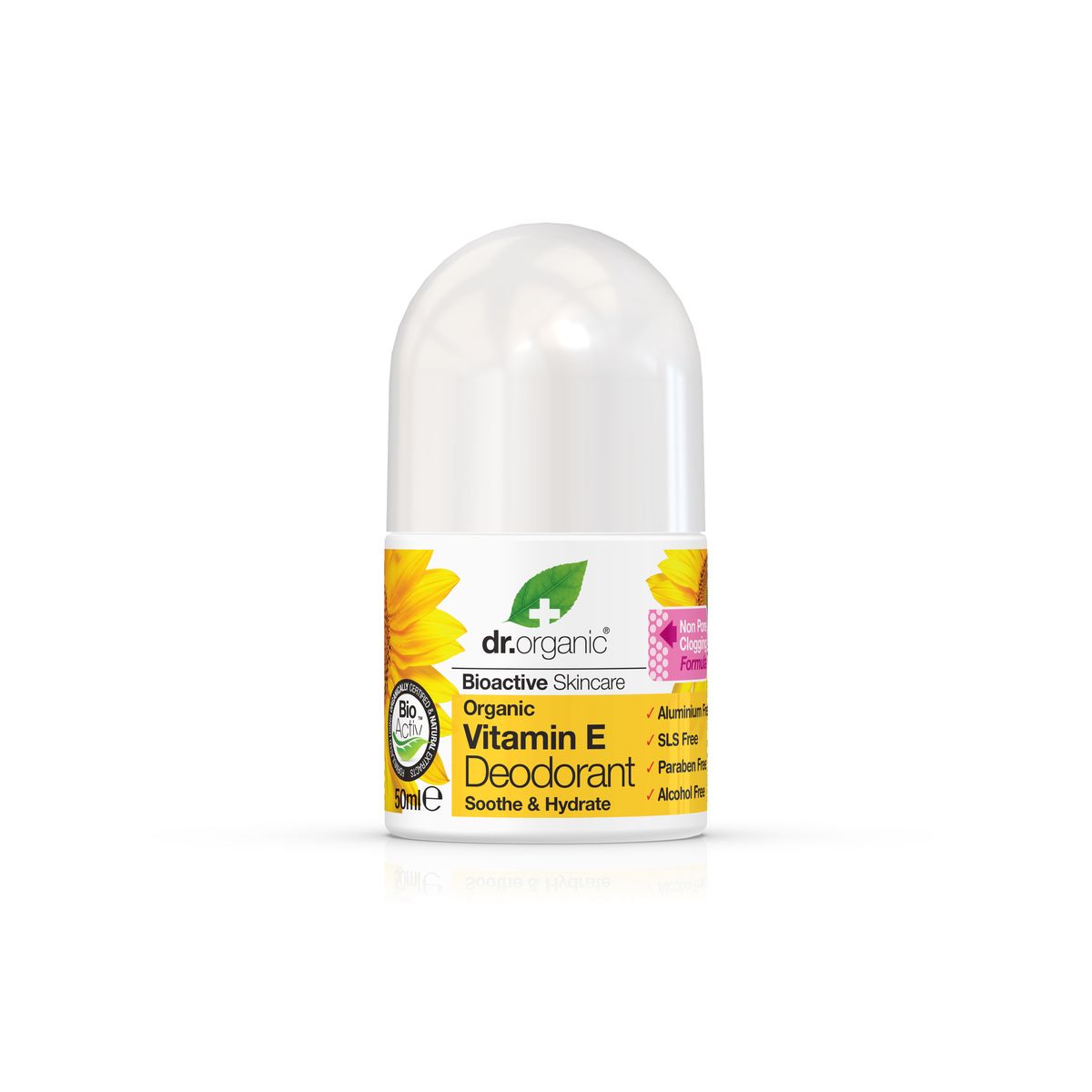 Dr. Organic Vitamin E Roll-On Deodorant billigt Med24.dk