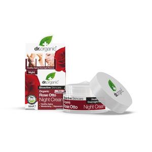 Dr. Organic Rose Otto Night Cream natcreme anti-age - Med24.dk