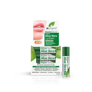Dr. Organic Aloe Vera Lipbalm - 5,7 ml.