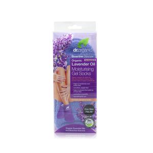 Dr. Organic Lavender Oil Moisturising Gel Socks fodpleje fodmaske - Med24.dk