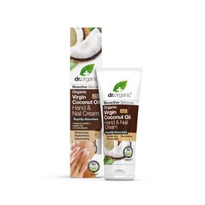 Dr. Organic Coconut Oil Hand & Nail Cream håndcreme neglecreme - Med24.dk