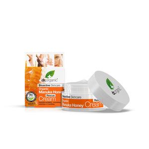 Dr. Organic Manuka Honey Rescue Cream ansigtscreme sart hud - Med24.dk