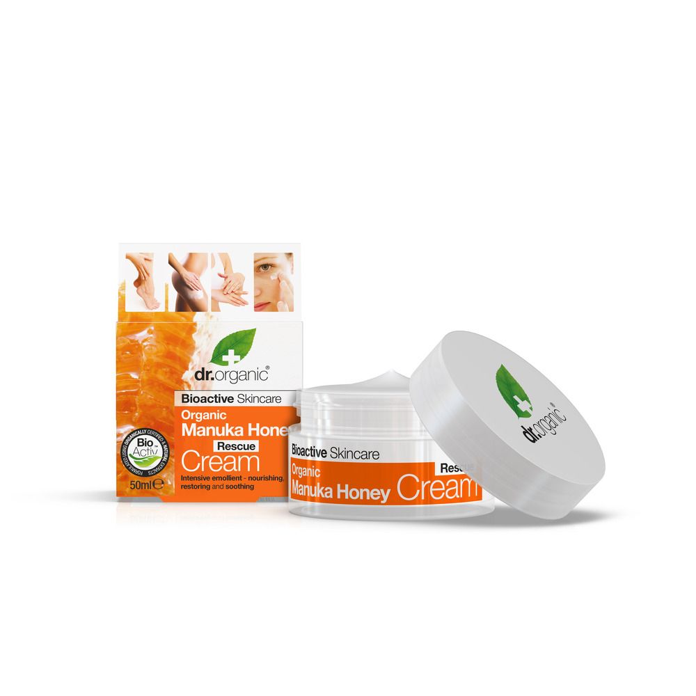 Køb Dr. Organic Manuka Honey Rescue Cream hos Med24.dk Køb Dr. Organic Manuka Honey Rescue Cream hos Med24.dk