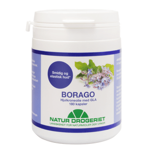 Natur-Drogeriet Borago hjulkroneolie 500 mg - 180 kapsler