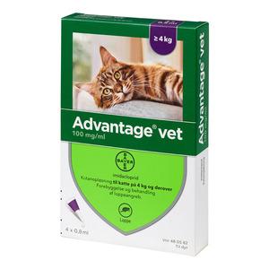 Pakke med Advantage loppemiddel