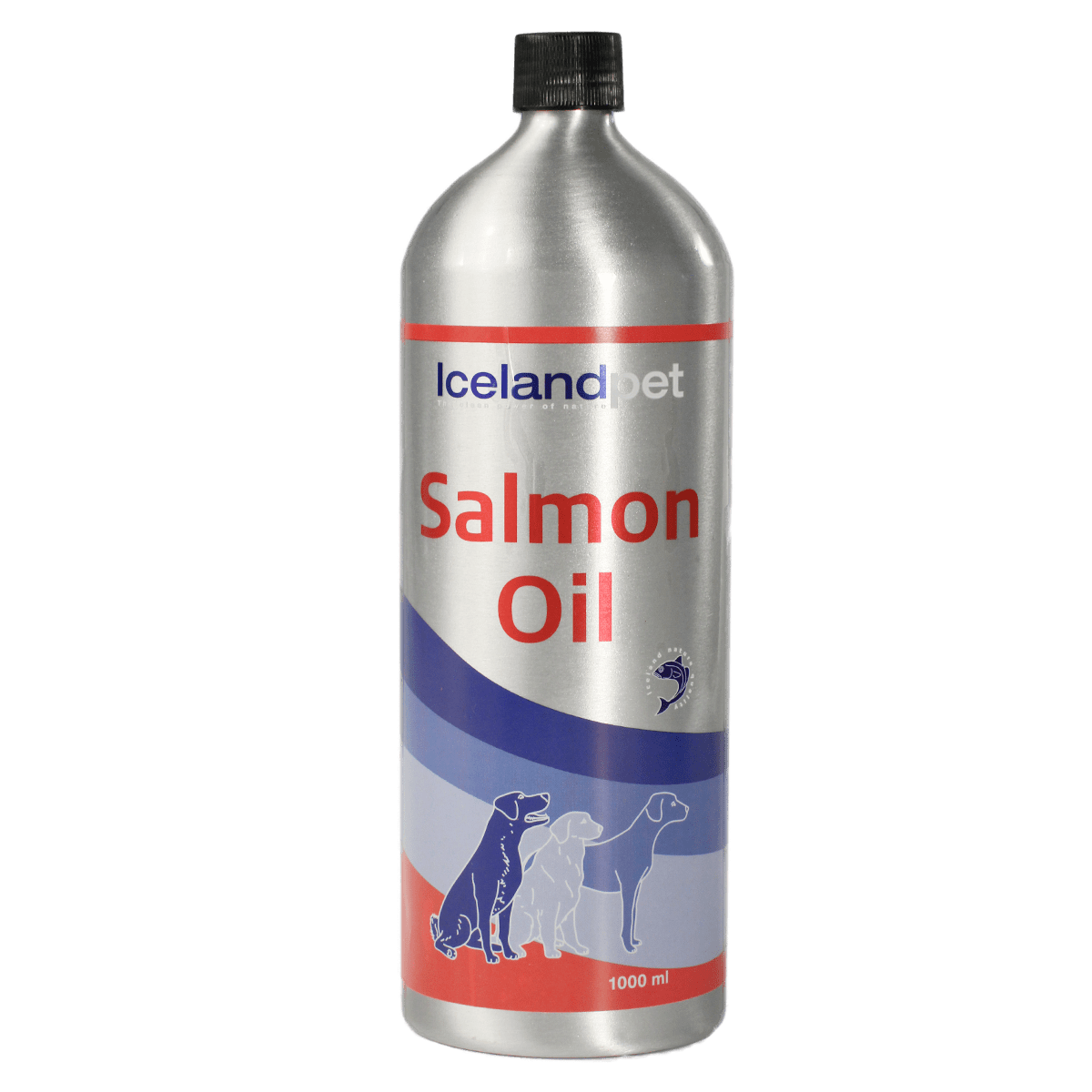 Køb Iceland Pet 1L 100 ren lakseolie til hund og kat hos Med24.dk