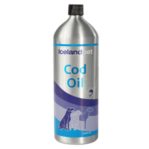 Iceland Pet torskeolie 100% ren - 1000 ml