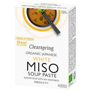 6: Clearspring Miso Soup Paste hvid m. tang 4x15 g Ø - 60 g