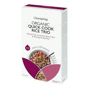 Clearspring Quick Cook Rice Trio Ø - 250 gram