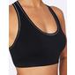 Boody Racerback Active Bra, sort/sølv