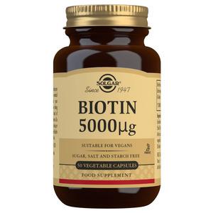 Solgar Biotin 5000 Âµg - 50 kap