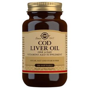 7: Solgar Torskeleverolie (Cod Liver Oil) - 100 kap