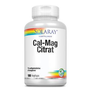 Solaray Cal-Mag Citrat - 180 kaps.