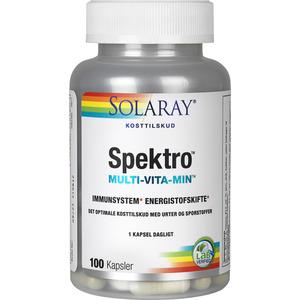 Solaray spektro multivitamin med urter 100 kapsler - med24