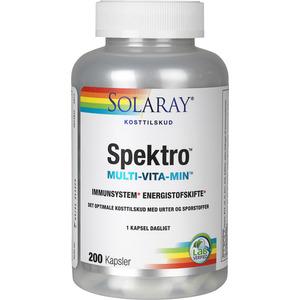 Solaray Spektro Multi-Vita-Min - 200 kapsler