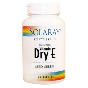 Solaray - Dry E vitamin m. selen - 100 kaps.