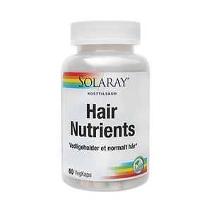 Solaray Hair Nutrient til vedligeholdelse af et normalt hår 60 kapsler - med24