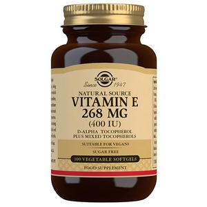 7: Solgar E-vitamin 268 mg - 100 kap