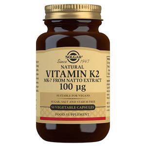 Solgar K2 Vitamin 100Âµg - 50 kap