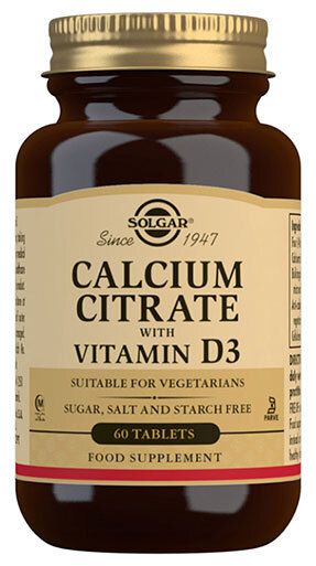 Solgar Calcium Citrate + D3 - 60 tabl