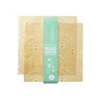 Wrappy bivokspapir store ark - 2 stk.