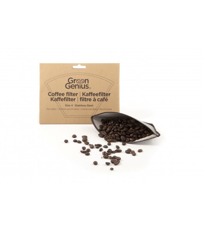 Køb GreenGenius kaffefilter af rustfrit stål 1 hos Med24.dk