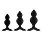 Feelztoys Bibi Twin Butt Plug Set - Black