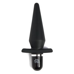 Fifty Shades Of Grey Vibrating Butt Plug - Black