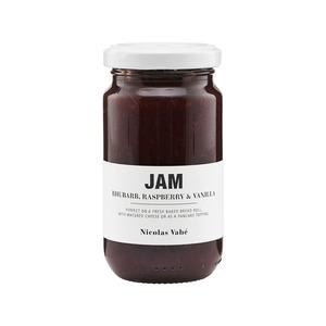 #3 - Nicolas Vahé Jam, Rhubarb, Raspberry & vanilla - 240 g.