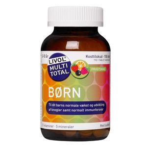 Livol Multi Total Børn frugtsmag 150 tabletter - med24