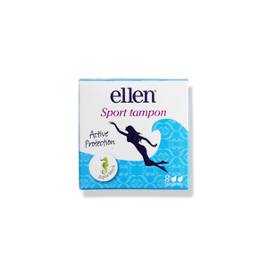 Ellen Probiotiske Tamponer Aqua Block Sport - 8 stk.