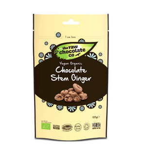 The Raw Chocolate Co. Ingefær m. rå chokolade Ø - 125 g