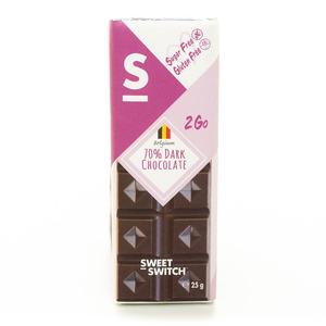 Sweet Switch Chokolade 70% dark "to go" sukkerfri - 25 g