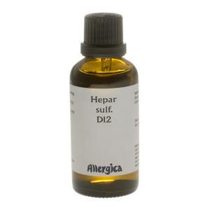 Allergica Hepar sulf. D12 - 50 ml.