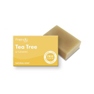 Friendly sæbebar Tea Tree/Turmeric - 95 g