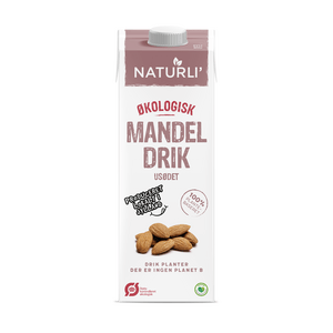 Naturli' Mandeldrik Ø, usødet - 1 liter