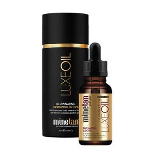 Minetan Luxe Oil Illuminating Face & Body Tan Drops - 25 ml.