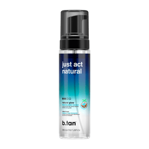 b.tan Just Act Natural Transparent Self Tan Mousse - 200 ml.