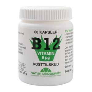Natur-Drogeriet B12 Vitamin 9 mcg - 60 kapsler