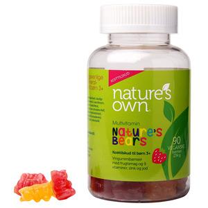 Nature's Own Multivitaminer Nature's Bears - 90 bamser