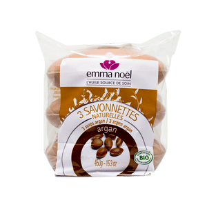 Argan sæbe 3x150 gr. Ø Emma Noel - 450 gr