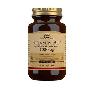 Solgar B12-vitamin 1000 Âµg – 250 tyggetabletter